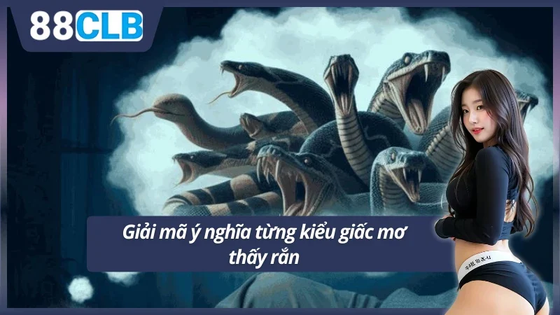 Giải mã ý nghĩa từng kiểu giấc mơ thấy rắn