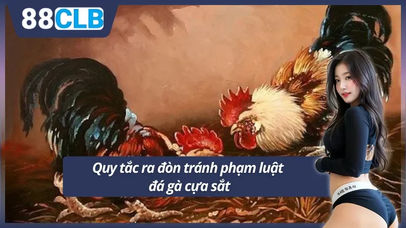 Luật trong đá gà về những đòn tránh cực gắt 