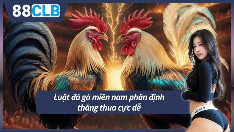 Xác định được thắng thua nhanh trong luật đá gà miền nam 